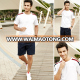 wholesale running wear manfacturer men's short t sport suit