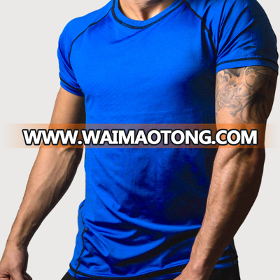 man dry fit fitness t shirt wholesale in China